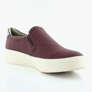 Dr. Scholl's Madison Wine Snake Slip On Sneakers NEW NIB